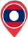 Laos Location Marker